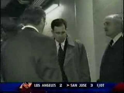 Herb Brooks goes after announcer John Kelly