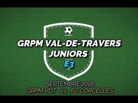 Juniors E3 - Grpm Val-de-Travers vs FC Corcelles, 2018