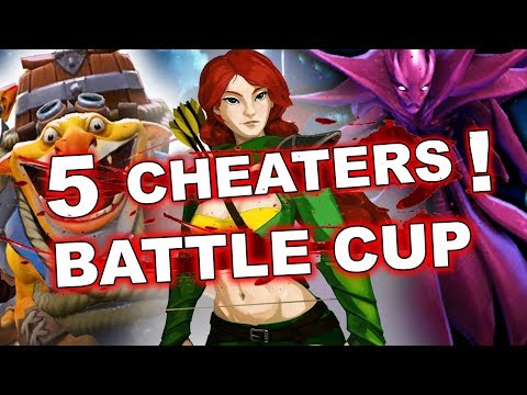 Full team of CHEATERS Detected in BATTLE CUP - WTF with Valve Anti-Cheat?