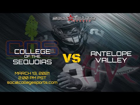 CCCAA Football: College of the Sequoias at Antelope Valley College