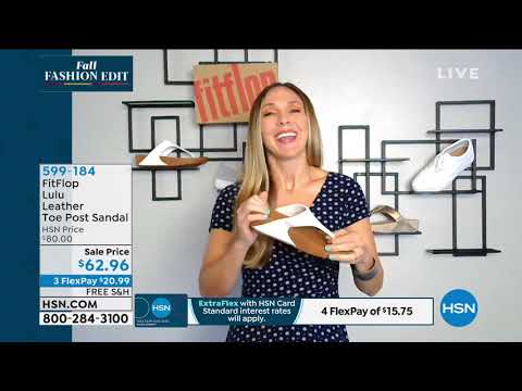 FitFlop Lulu Leather Toe Post Sandal