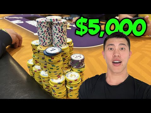 How I WON $5,000 in 5 Hours!! | Poker Vlog #70