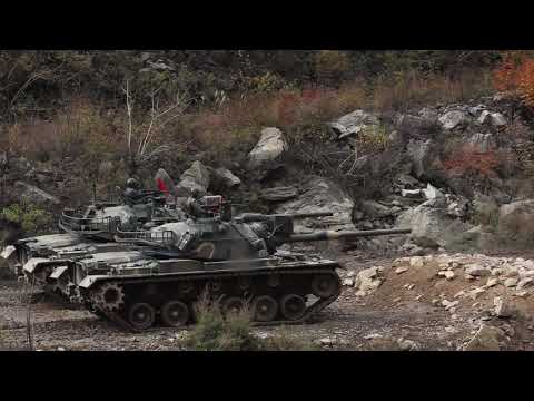 Main Battle Tanks in Action (K1, M48A5 Patton, K2 Black Panther).