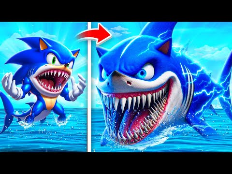 Upgrading Sonic To MEGALODON SONIC In GTA 5!