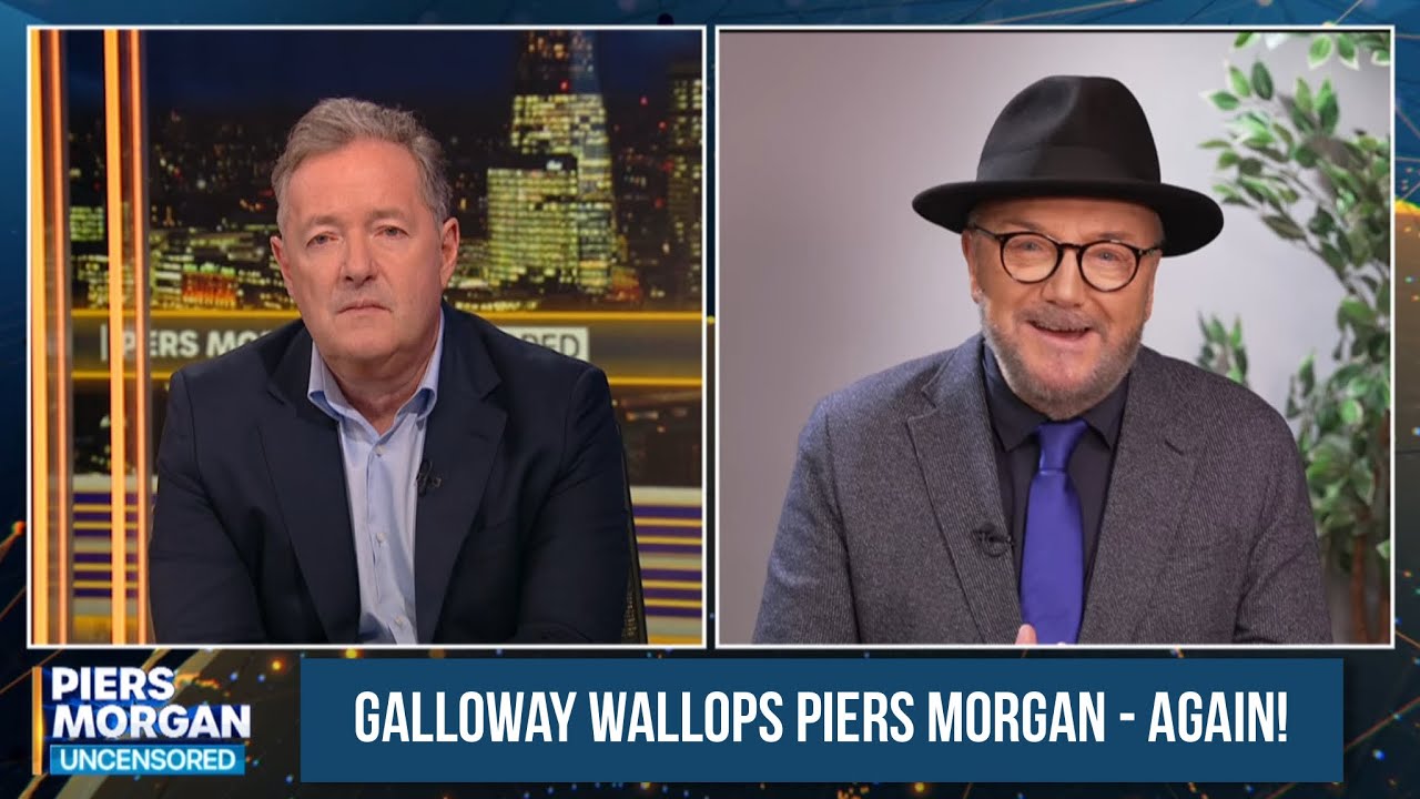 GALLOWAY WALLOPS PIERS MORGAN - AGAIN!