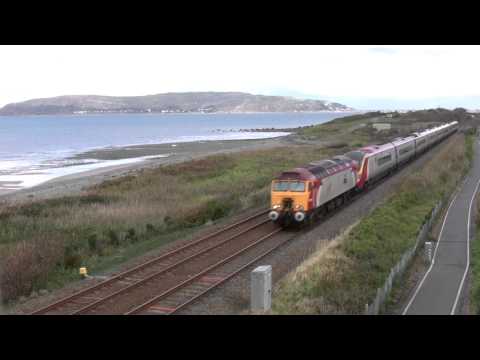 57308 + 390050 1D83 London Euston - Holyhead @ Penmaenmawr 13/10/12