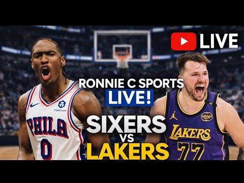Lakers vs 76ers LIVE + NBA Trade Deadline Chaos (Ronnie C Sports Live!)