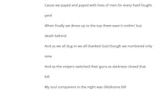 Jimmy Dean   Oklahoma Bill Şarkı Sözü