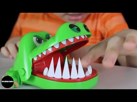 Extreme Crocodile Dentist Challenge - THE NOVOA FAMILY
