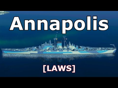 World of WarShips Annapolis - 1 Kills 375K Damage