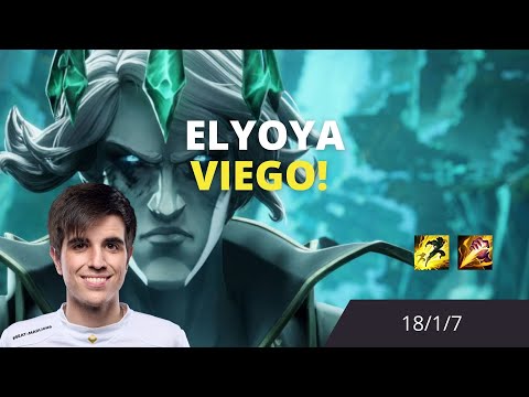 ELYOYA PLAYS VIEGO JUNGLE 18/1/8 | PRO PLAYER REPLAY
