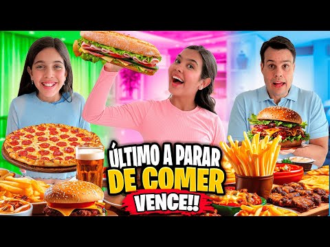 EXTREME CHALLENGE: WHOEVER EATS THE MOST WINS! WHOEVER EATS THE FASTER WINS TOO