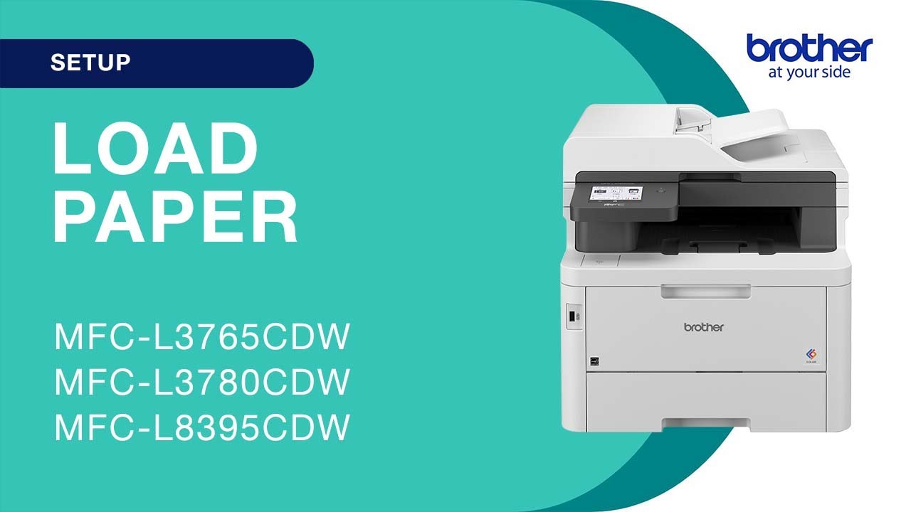 How to load paper - Brother HLL3280CDW