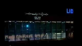 preview picture of video '3D projections at Riga airport'