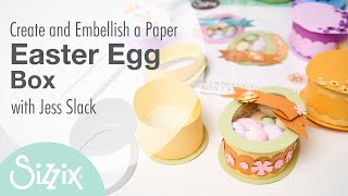 How to Make a 3D Paper Easter Egg Box for Easter Candy and Treats