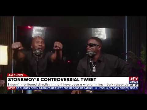 Stonebwoys Controversial Tweet: I wasn't mentioned directly - Sarkodie responds | E Corner