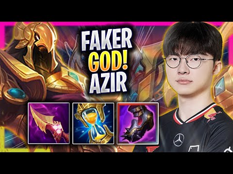 FAKER IS A GOD WITH AZIR! - T1 Faker Plays Azir MID vs Yone! | Season 2025