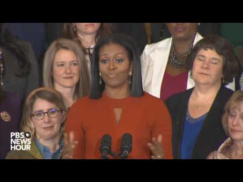 , title : 'Watch first lady Michelle Obama’s final White House speech'