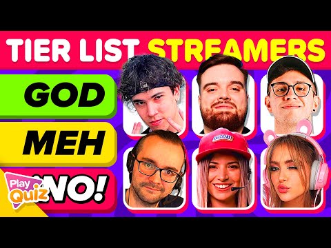 Classify Hispanic Streamers 📈🤔👾 Special Tier List |  Play Quiz Trivia |  Guess the Streamer