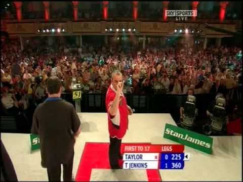 Phil Taylor vs Terry Jenkins Part 1 - 2007 World Matchplay Semi Finals