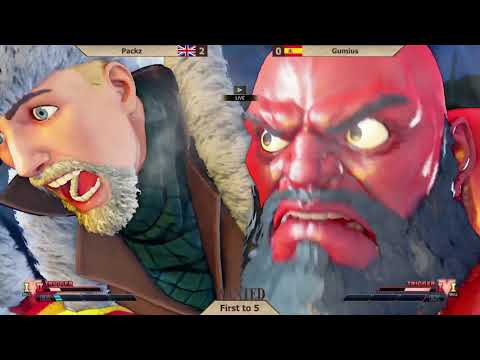 FOOTSIES! Packz (Cody) vs Gumius (Zangief) FT5 - WANTED SFV Ep44