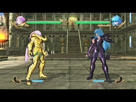 Aries Mu vs Surplice Pisces Aphrodite (Hardest AI) - Saint Seiya: Soldiers' Soul