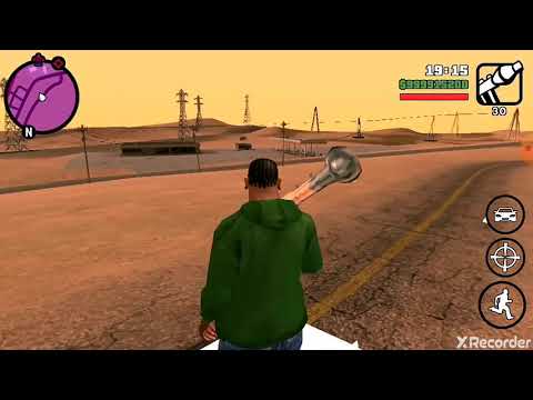 Катаюсь на капоте полицейской тачки в Gta Sa: Android