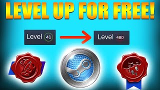 How to Level Up on Steam For FREE!