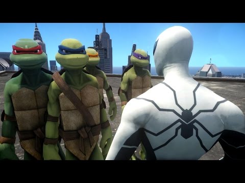 Spiderman VS Teenage Mutant Ninja Turtles - Future Foundation Spider-Man Video