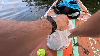 Paddle Board Trash Pickup, Town Lake, Austin TX, July 22, 2025 - GoPro Hero 11