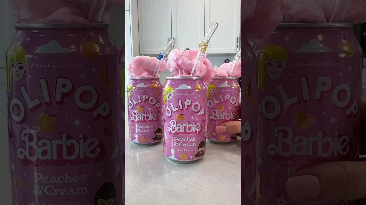 Barbie Cocktails 🍑💖 #cocktail #cocktails #drinks #aesthetic #pink #barbie #viral #shorts #fyp