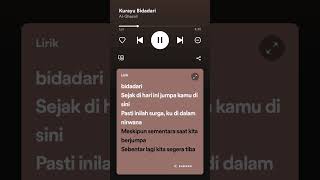 Download lagu lirik lagu 'Al-Ghazali' Kurayu bidadari_#music #viral #trending #lyrics #trendingshorts #trend #fyp mp3