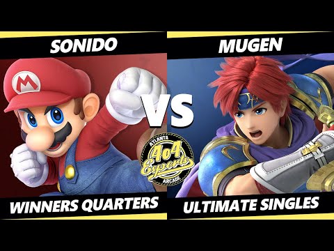 4o4 Smash Night 36 Winners Quarters - Sonido (Mario) Vs. mugen (Roy) SSBU Ultimate Tournament