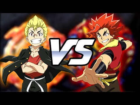 Rising Ragnaruk .G.R vs Xeno Xcalibur .M.I - [Beyblade Burst] [ANIME BATTLE] - ベイブレードバースト