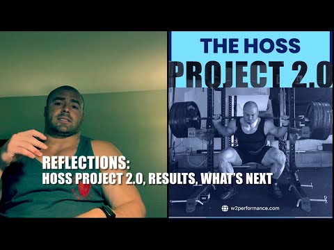Reflections: Hoss Project 2.0, Body Comp and Performance Results, What’s Next?