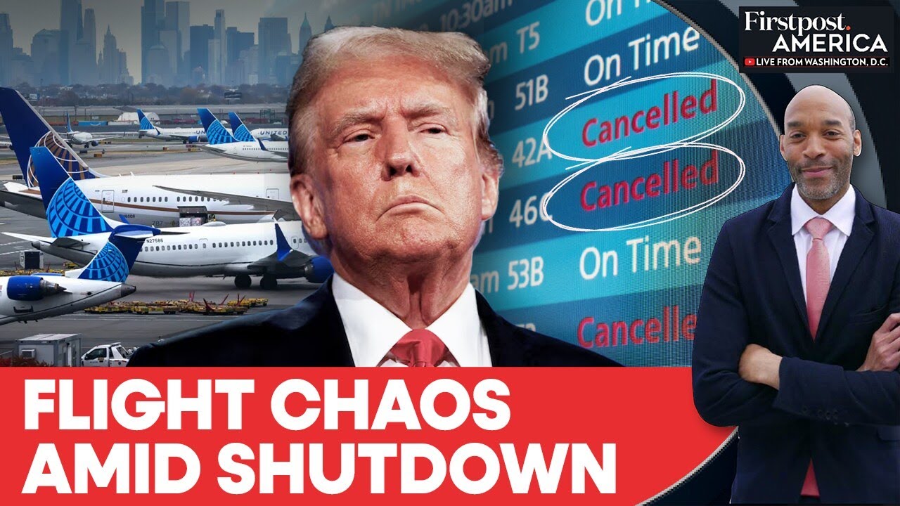 US Travel Woes Mount as Shutdown Prompts Flight Cuts Ahead of Thanksgiving | Firstpost America |N18G