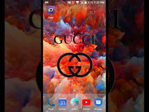 How to setup a wallpaper on a ZTE