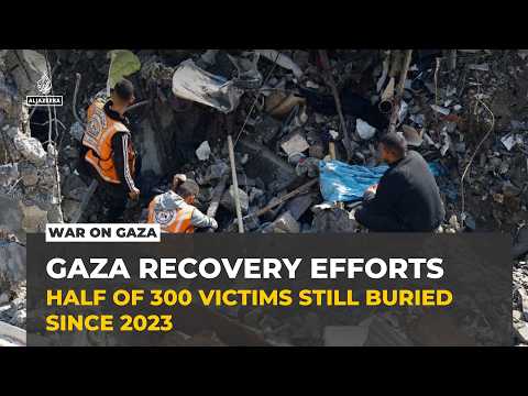 Nearly three years on, Gaza families search for loved ones beneath the rubble