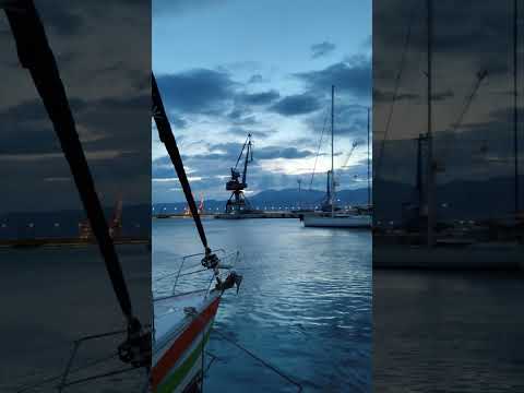 Windy Evening In The Rijeka Port