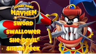 New Toon Sneak Peek: Swordswallower She-Devil - Looney Tunes World of Mayhem