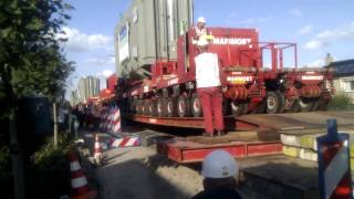 preview picture of video 'megatransport tennet door Mammoet 18 september monster-poeldijk'