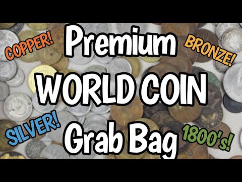 Premium World Coin Grab Bag Search! (Large Copper and Bronze and SILVER!!!)