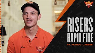 Risers Rapid Fire ft. Marco Jansen | SRH | IPL 2022