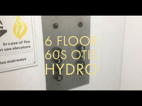 6 floor hydraulic! - Vintage Otis elevator - Devon Apartments - N. Oakland, Pittsburgh, PA