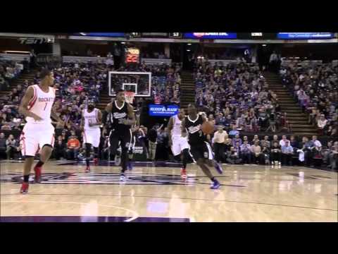 Ben McLemore skies for pretty alley-oop finish against Rockets