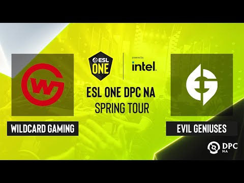 Dota2 - Wildcard Gaming vs Evil Geniuses - Game 1 - ESL One DPC NA Spring