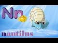 N For Nautilus Animals Phonics Song Kidzstation