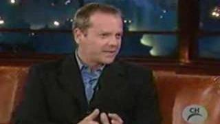 Craig Ferguson interviewe Kiefer Sutherland sur le Late Late Show le 16 fvrier 2006