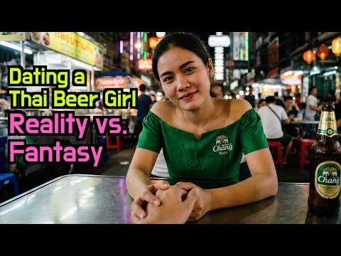 I made beer promotion girls fall in love with me at a Thai night market
