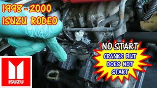 Chevy LUV Honda Passport Isuzu Rodeo Cranks But Does Not Start